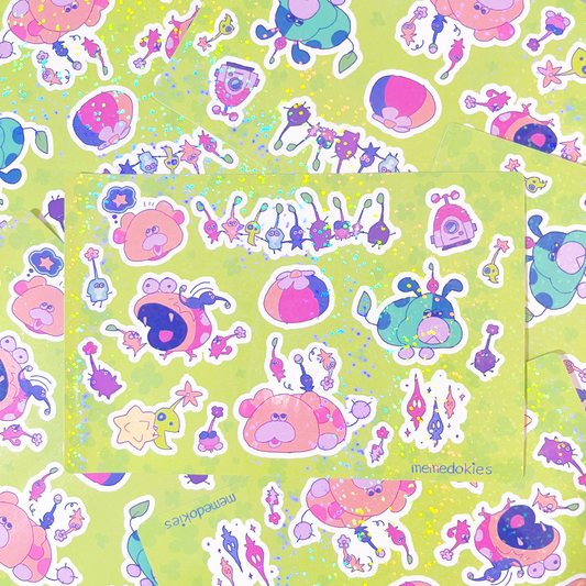 PIKMIN sticker sheet