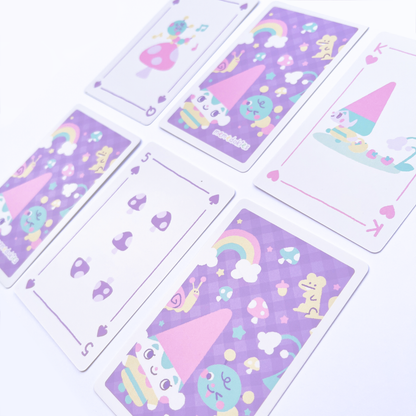 GNOME AND FRIENDS PLAYING CARDS