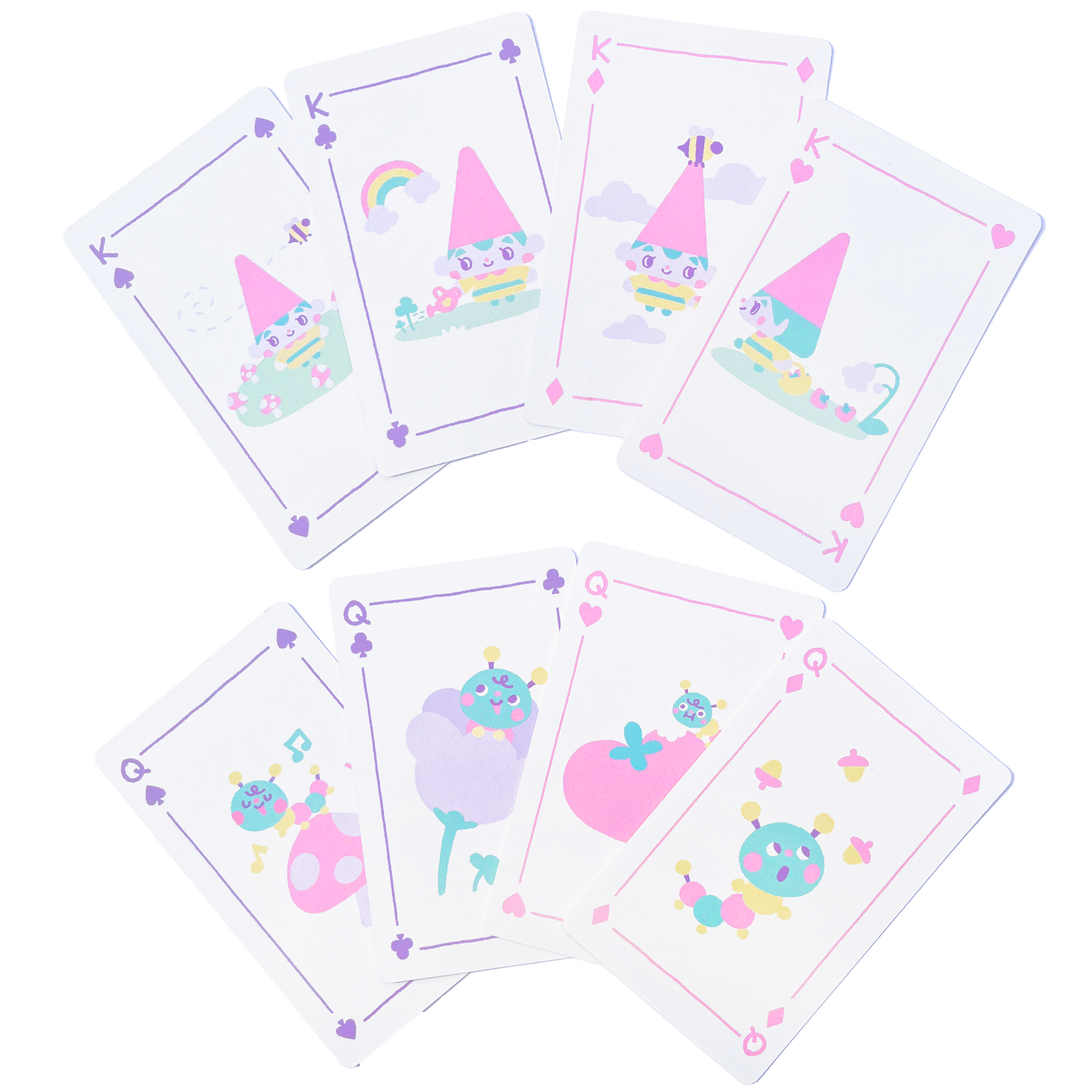 GNOME AND FRIENDS PLAYING CARDS