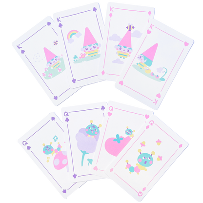 GNOME AND FRIENDS PLAYING CARDS