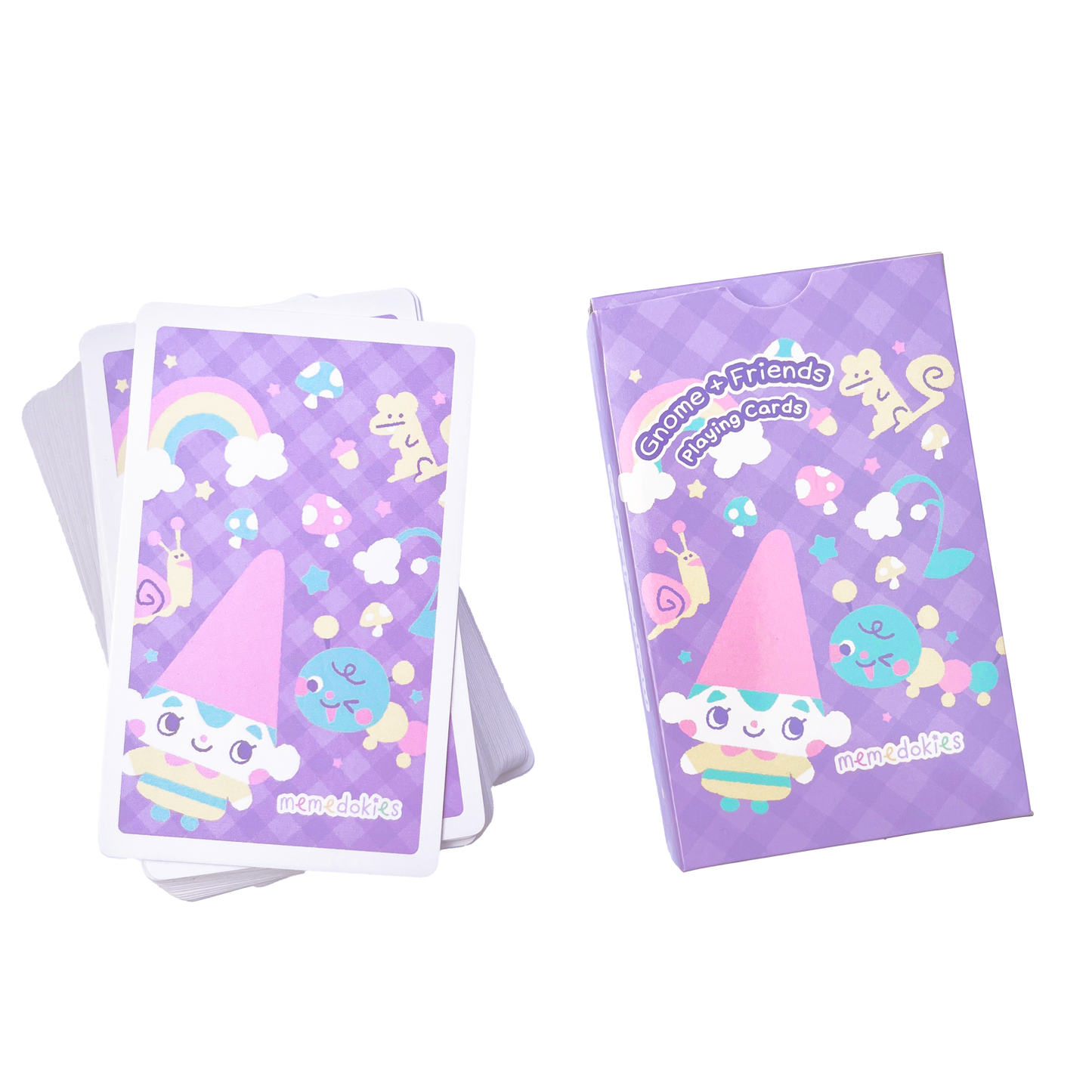 GNOME AND FRIENDS PLAYING CARDS