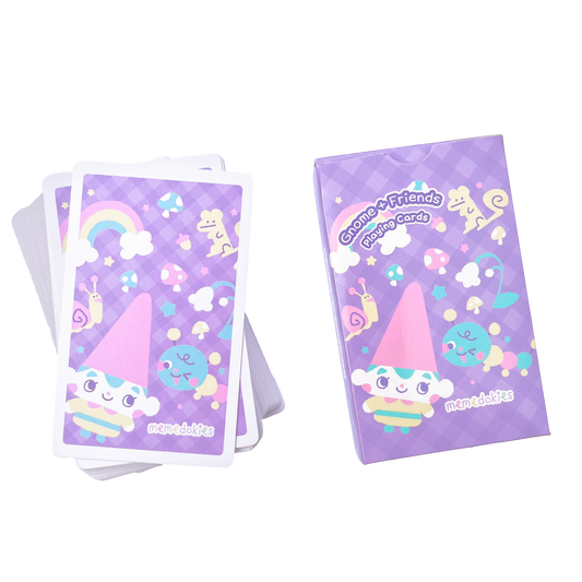 GNOME AND FRIENDS PLAYING CARDS
