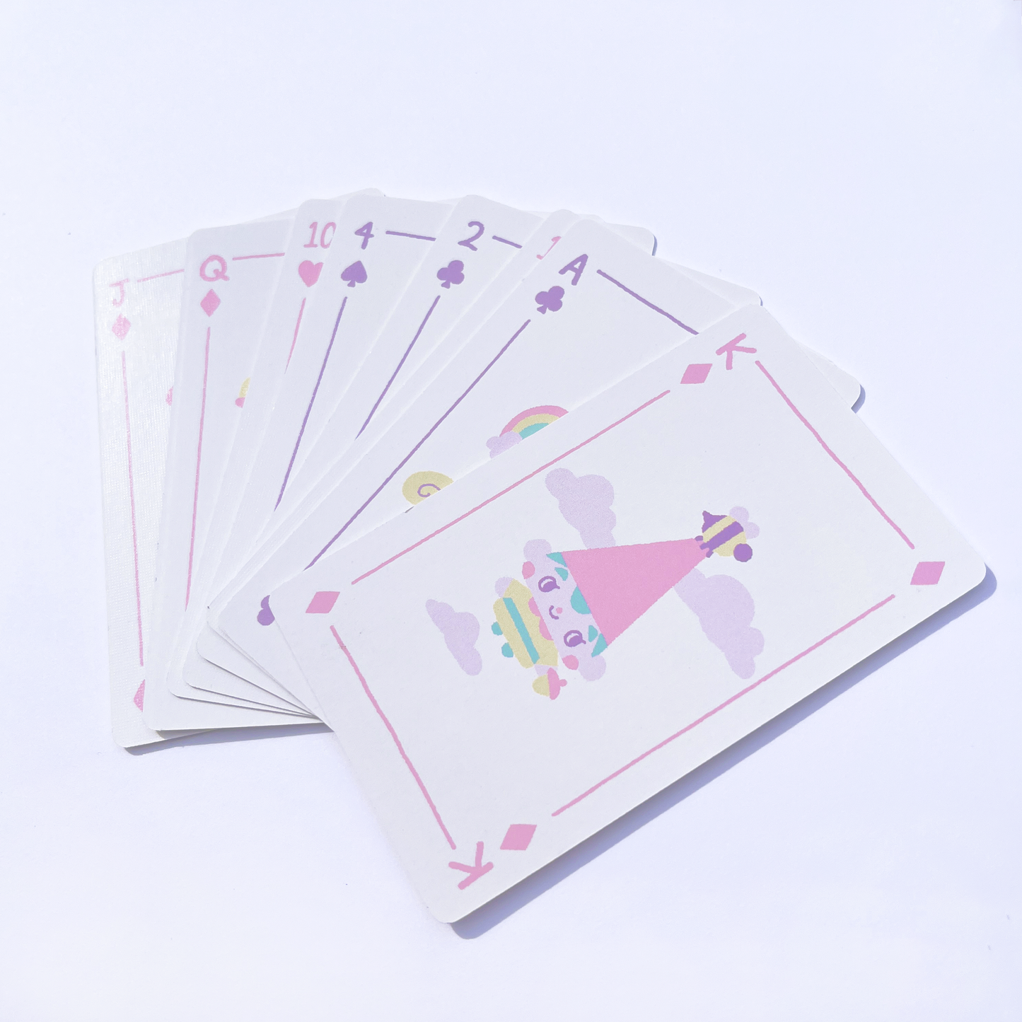 GNOME AND FRIENDS PLAYING CARDS