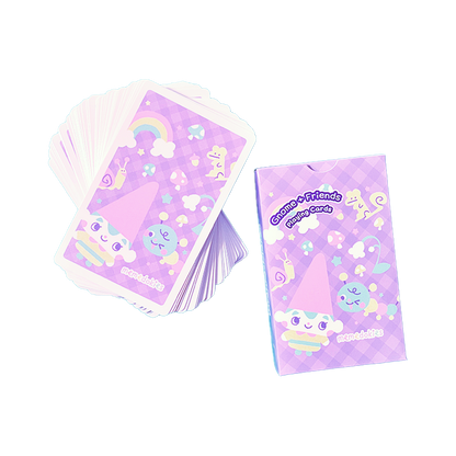 GNOME AND FRIENDS PLAYING CARDS