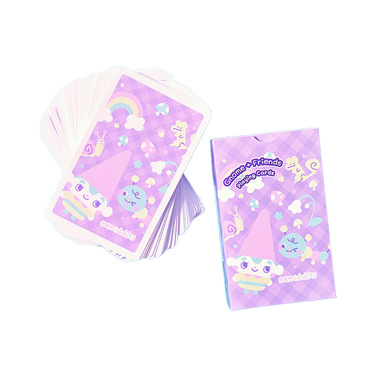 GNOME AND FRIENDS PLAYING CARDS
