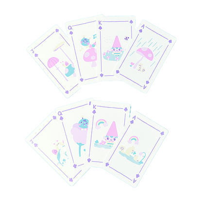 GNOME AND FRIENDS PLAYING CARDS
