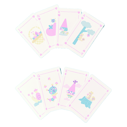GNOME AND FRIENDS PLAYING CARDS