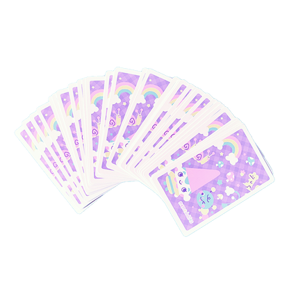 GNOME AND FRIENDS PLAYING CARDS