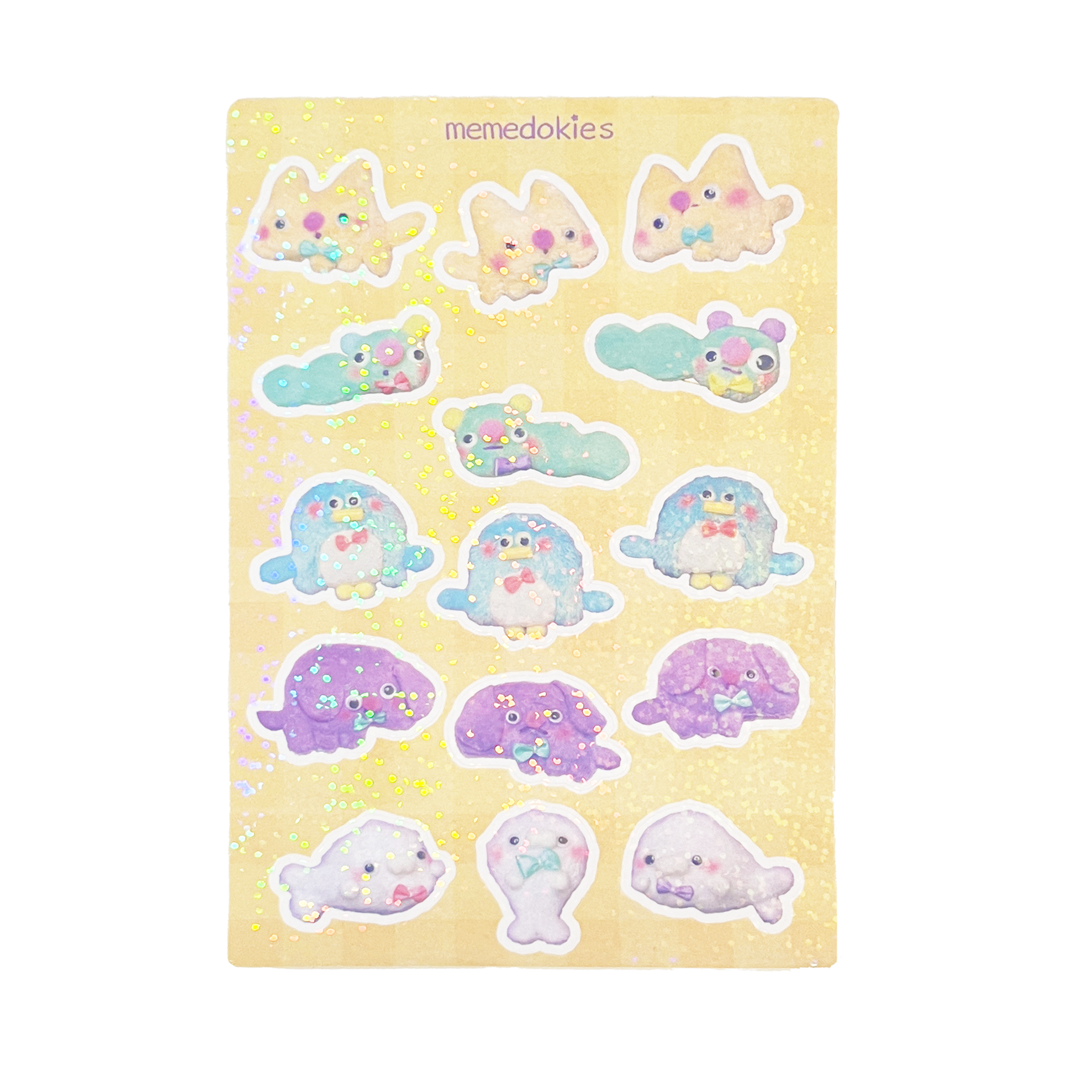 Sticker Plush Plushie Animal Sticker sheet – shop memedokies