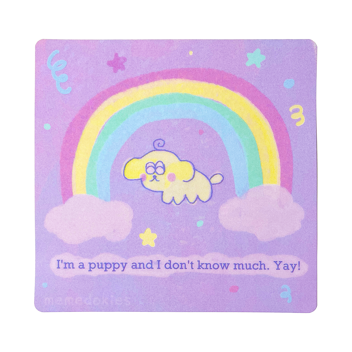 Puppy Yay - Holographic Print