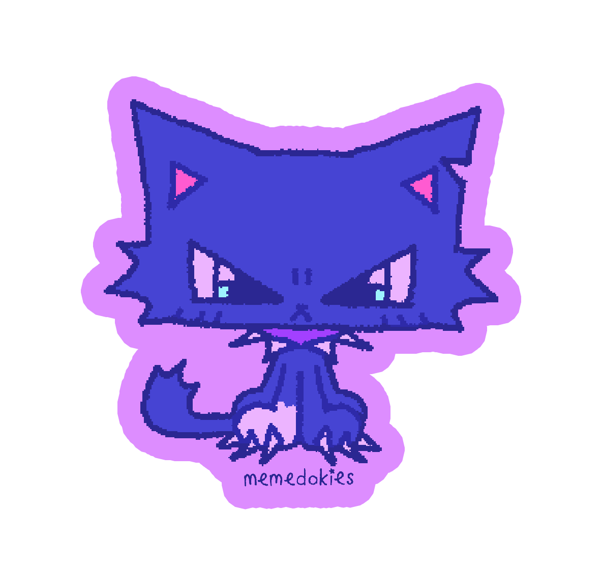 SCOURGE - Holo Die-Cut Sticker