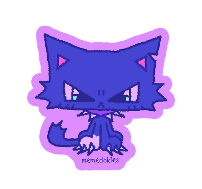 SCOURGE - Holo Die-Cut Sticker