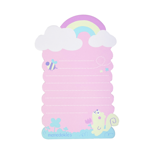 SQUIRREL RAINBOW Memo Pad
