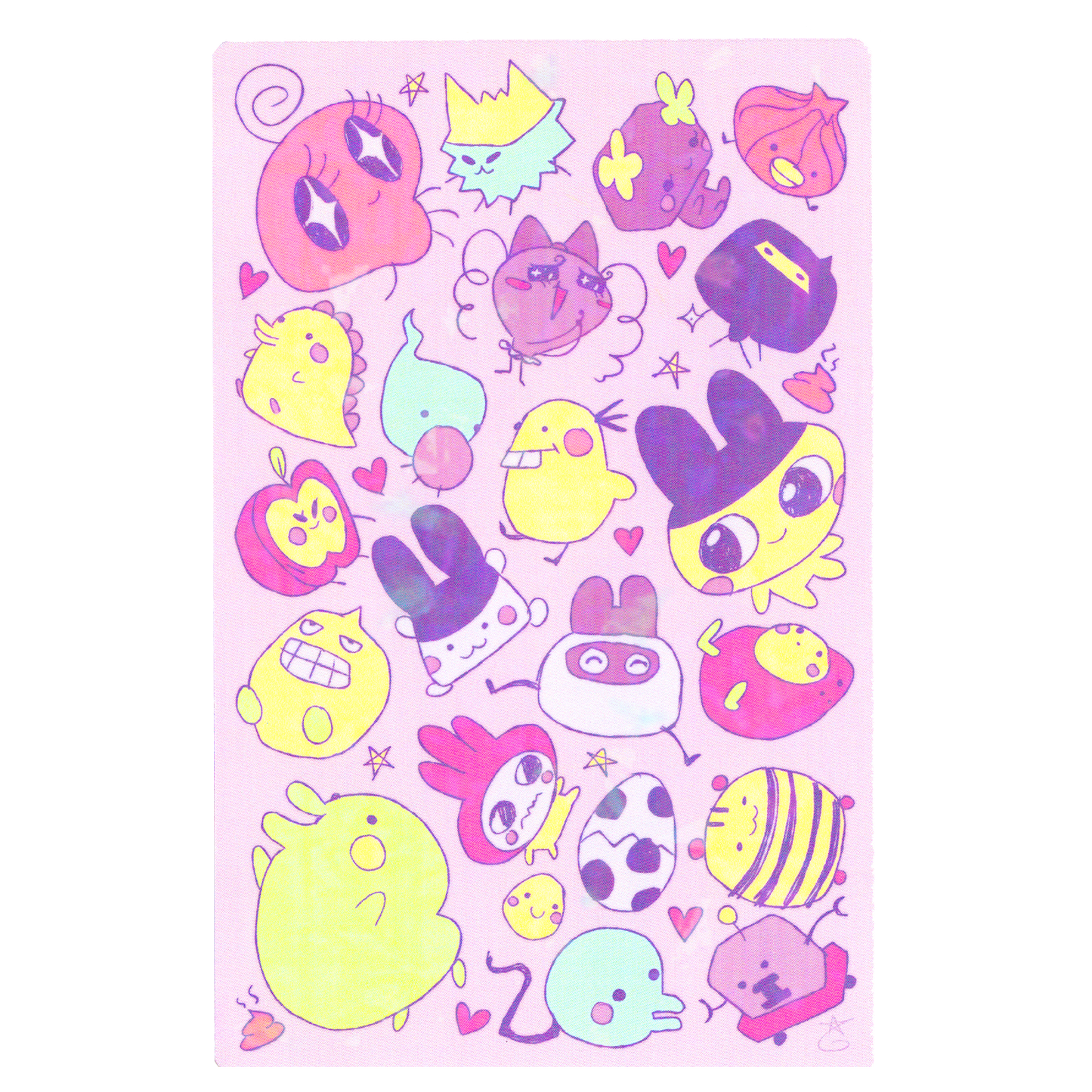 Tamagotchi - Holographic Print