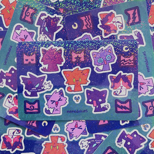 WARRIORS CATS STICKER SHEET