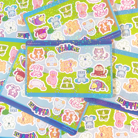 WEBKINZ STICKER SHEET